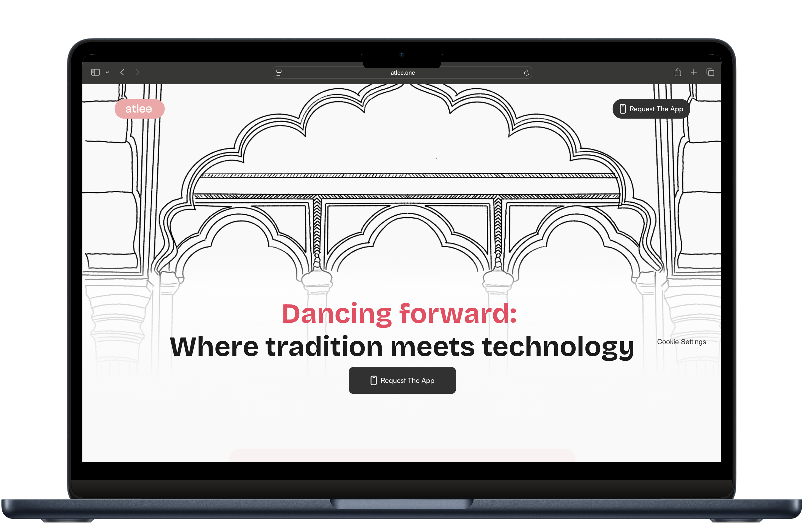 Preview of Atlee’s App in MacBook