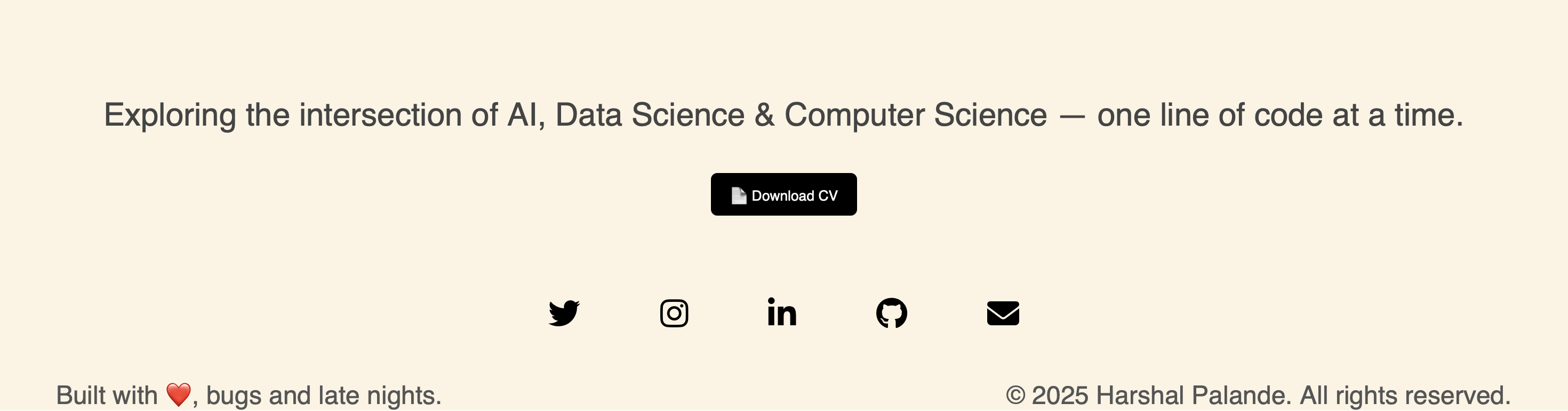 Contact section preview